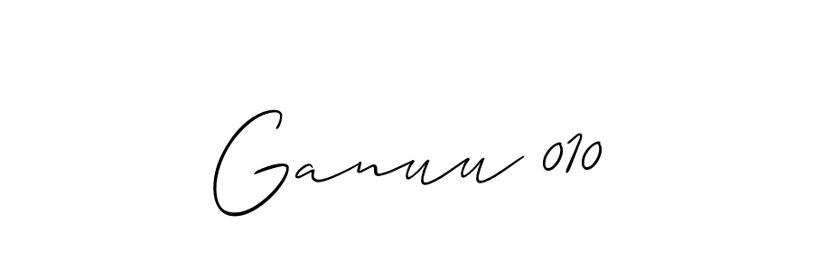 How to make Ganuu 010 name signature. Use Allison_Script style for creating short signs online. This is the latest handwritten sign. Ganuu 010 signature style 2 images and pictures png