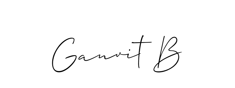 This is the best signature style for the Ganvit B name. Also you like these signature font (Allison_Script). Mix name signature. Ganvit B signature style 2 images and pictures png