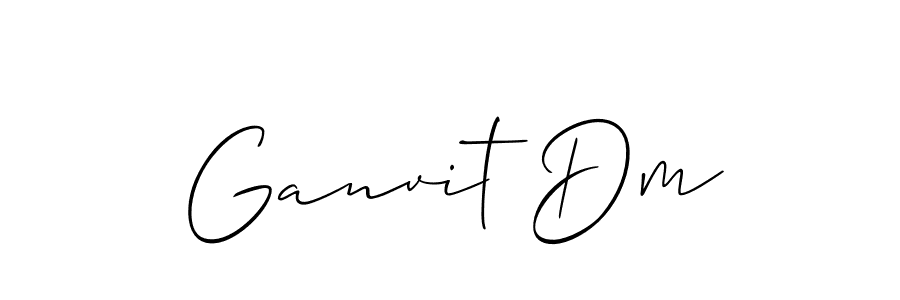 Similarly Allison_Script is the best handwritten signature design. Signature creator online .You can use it as an online autograph creator for name Ganvit Dm. Ganvit Dm signature style 2 images and pictures png