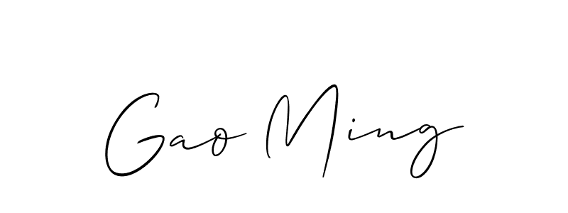 You can use this online signature creator to create a handwritten signature for the name Gao Ming. This is the best online autograph maker. Gao Ming signature style 2 images and pictures png