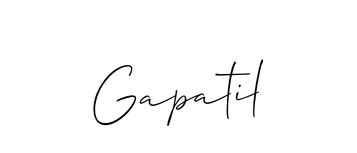 Gapatil stylish signature style. Best Handwritten Sign (Allison_Script) for my name. Handwritten Signature Collection Ideas for my name Gapatil. Gapatil signature style 2 images and pictures png