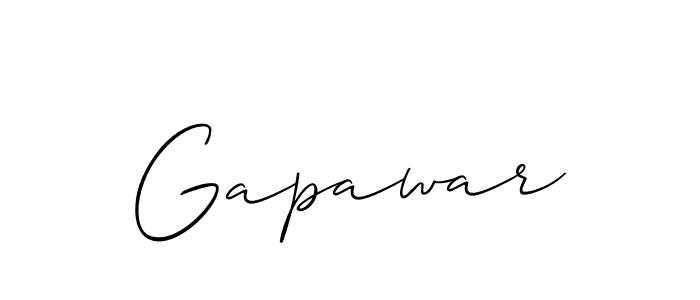 Also You can easily find your signature by using the search form. We will create Gapawar name handwritten signature images for you free of cost using Allison_Script sign style. Gapawar signature style 2 images and pictures png