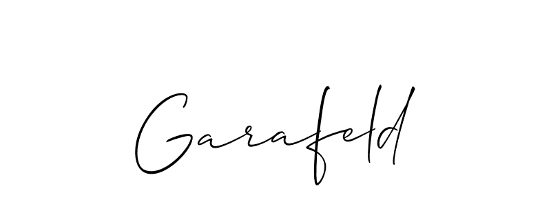 It looks lik you need a new signature style for name Garafeld. Design unique handwritten (Allison_Script) signature with our free signature maker in just a few clicks. Garafeld signature style 2 images and pictures png