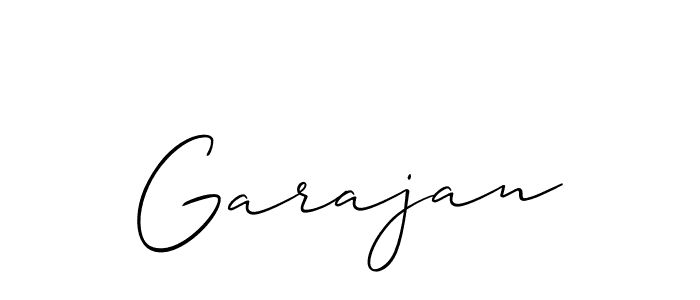 Create a beautiful signature design for name Garajan. With this signature (Allison_Script) fonts, you can make a handwritten signature for free. Garajan signature style 2 images and pictures png