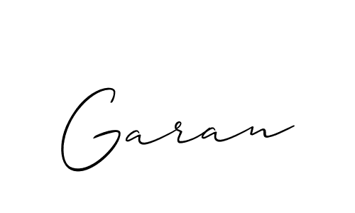 How to make Garan name signature. Use Allison_Script style for creating short signs online. This is the latest handwritten sign. Garan signature style 2 images and pictures png