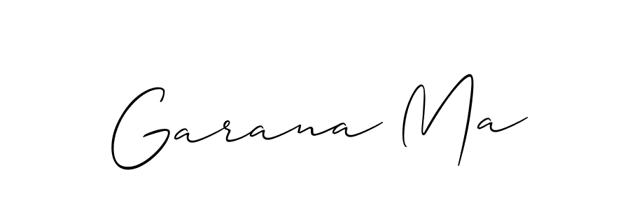 Also You can easily find your signature by using the search form. We will create Garana Ma name handwritten signature images for you free of cost using Allison_Script sign style. Garana Ma signature style 2 images and pictures png