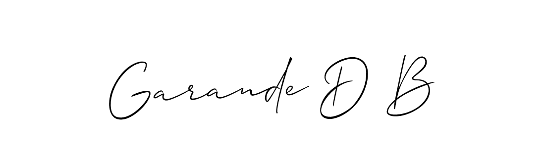 Here are the top 10 professional signature styles for the name Garande D B. These are the best autograph styles you can use for your name. Garande D B signature style 2 images and pictures png