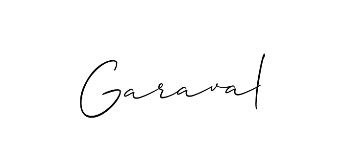 How to Draw Garaval signature style? Allison_Script is a latest design signature styles for name Garaval. Garaval signature style 2 images and pictures png
