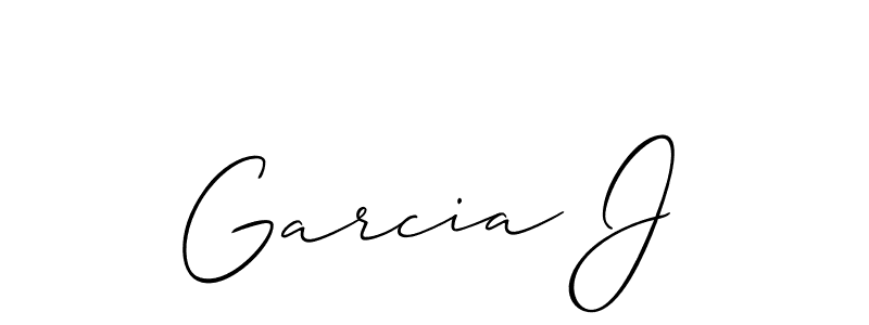 Allison_Script is a professional signature style that is perfect for those who want to add a touch of class to their signature. It is also a great choice for those who want to make their signature more unique. Get Garcia J name to fancy signature for free. Garcia J signature style 2 images and pictures png
