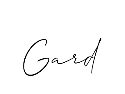 Also You can easily find your signature by using the search form. We will create Gard name handwritten signature images for you free of cost using Allison_Script sign style. Gard signature style 2 images and pictures png