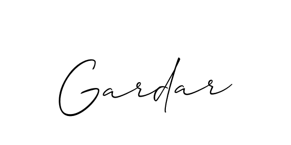 It looks lik you need a new signature style for name Gardar. Design unique handwritten (Allison_Script) signature with our free signature maker in just a few clicks. Gardar signature style 2 images and pictures png