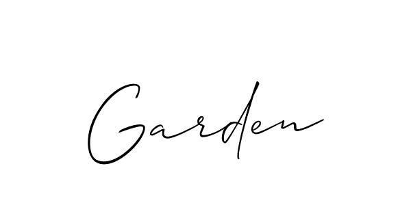 Also You can easily find your signature by using the search form. We will create Garden name handwritten signature images for you free of cost using Allison_Script sign style. Garden signature style 2 images and pictures png
