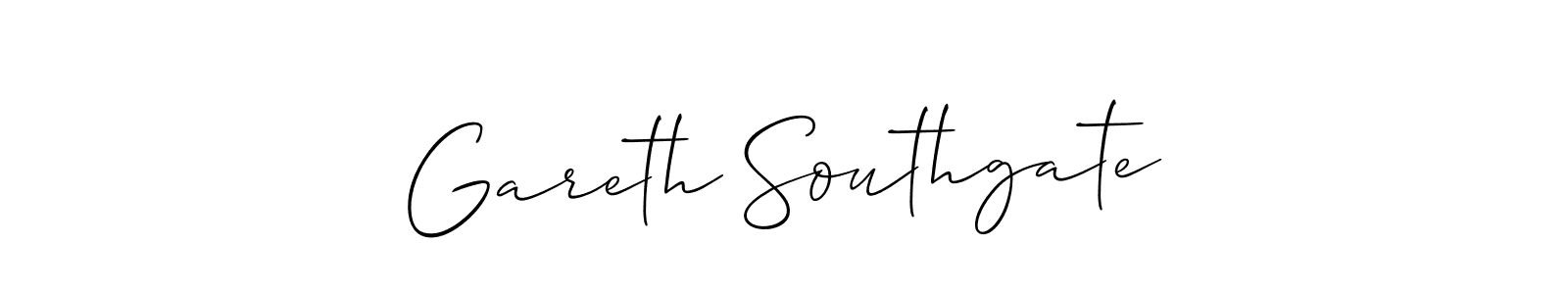 Gareth Southgate stylish signature style. Best Handwritten Sign (Allison_Script) for my name. Handwritten Signature Collection Ideas for my name Gareth Southgate. Gareth Southgate signature style 2 images and pictures png