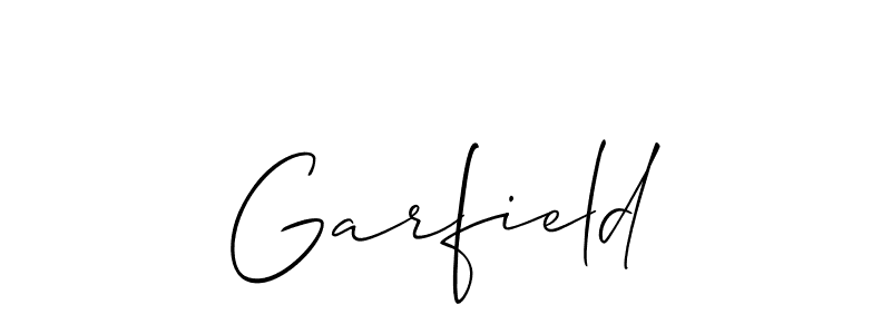 if you are searching for the best signature style for your name Garfield. so please give up your signature search. here we have designed multiple signature styles  using Allison_Script. Garfield signature style 2 images and pictures png