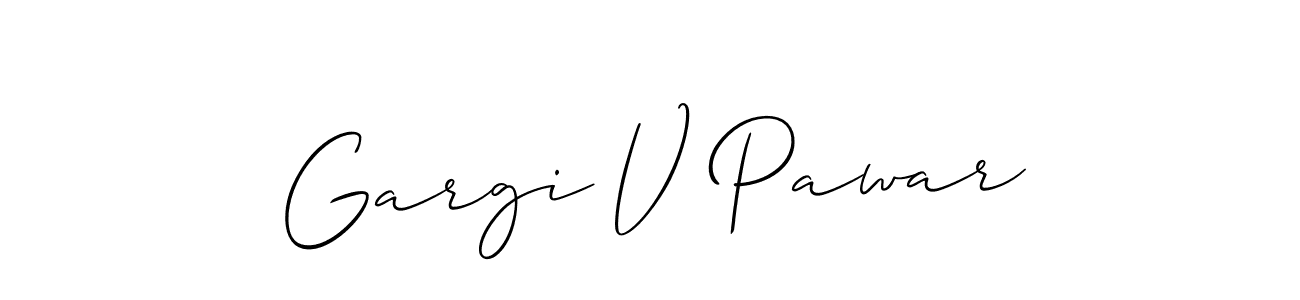 Once you've used our free online signature maker to create your best signature Allison_Script style, it's time to enjoy all of the benefits that Gargi V Pawar name signing documents. Gargi V Pawar signature style 2 images and pictures png