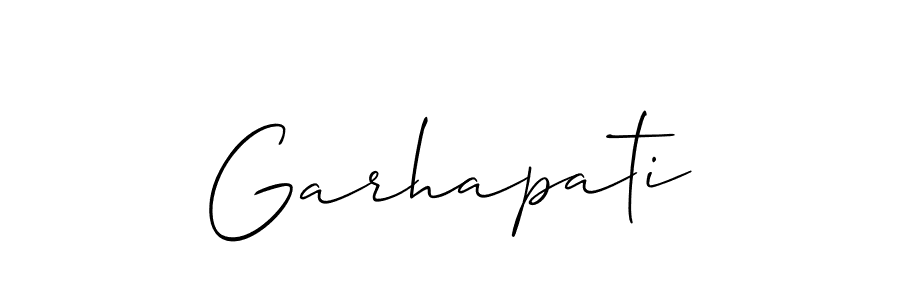 if you are searching for the best signature style for your name Garhapati. so please give up your signature search. here we have designed multiple signature styles  using Allison_Script. Garhapati signature style 2 images and pictures png