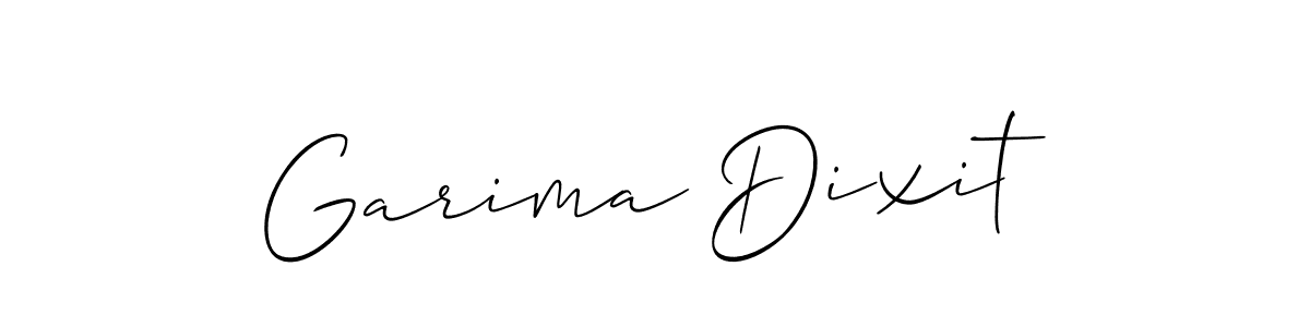 Garima Dixit stylish signature style. Best Handwritten Sign (Allison_Script) for my name. Handwritten Signature Collection Ideas for my name Garima Dixit. Garima Dixit signature style 2 images and pictures png
