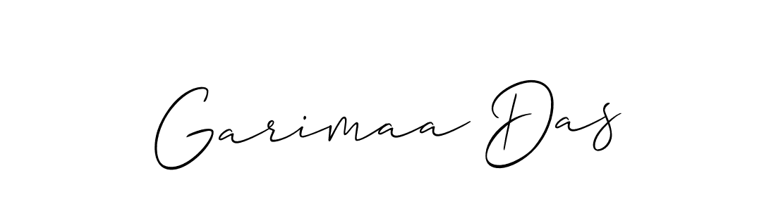 Once you've used our free online signature maker to create your best signature Allison_Script style, it's time to enjoy all of the benefits that Garimaa Das name signing documents. Garimaa Das signature style 2 images and pictures png