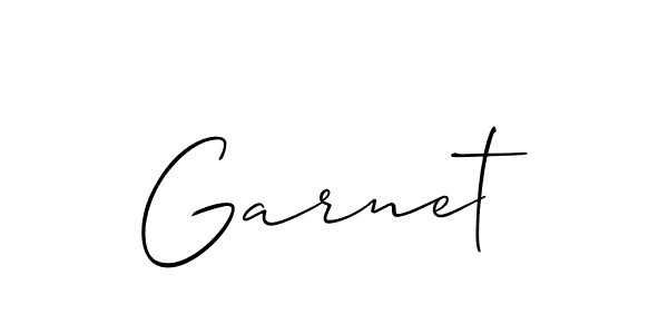 Garnet stylish signature style. Best Handwritten Sign (Allison_Script) for my name. Handwritten Signature Collection Ideas for my name Garnet. Garnet signature style 2 images and pictures png