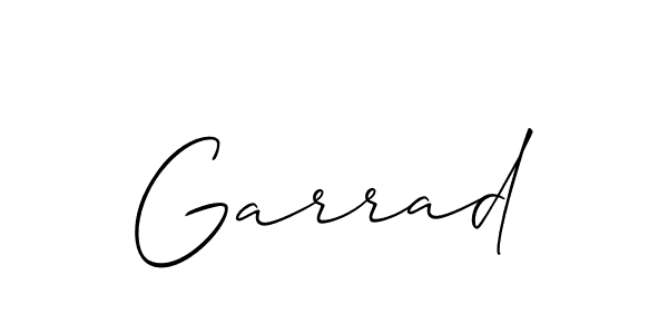 Also You can easily find your signature by using the search form. We will create Garrad name handwritten signature images for you free of cost using Allison_Script sign style. Garrad signature style 2 images and pictures png