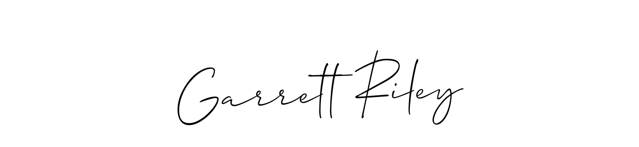 Also You can easily find your signature by using the search form. We will create Garrett Riley name handwritten signature images for you free of cost using Allison_Script sign style. Garrett Riley signature style 2 images and pictures png