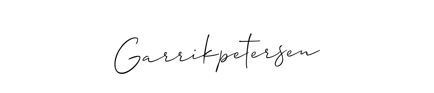 You can use this online signature creator to create a handwritten signature for the name Garrikpetersen. This is the best online autograph maker. Garrikpetersen signature style 2 images and pictures png