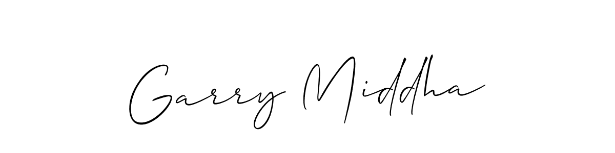 It looks lik you need a new signature style for name Garry Middha. Design unique handwritten (Allison_Script) signature with our free signature maker in just a few clicks. Garry Middha signature style 2 images and pictures png