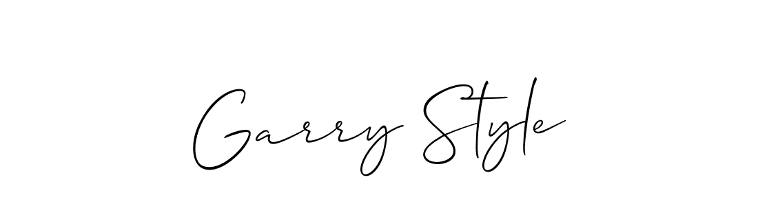 Make a beautiful signature design for name Garry Style. With this signature (Allison_Script) style, you can create a handwritten signature for free. Garry Style signature style 2 images and pictures png