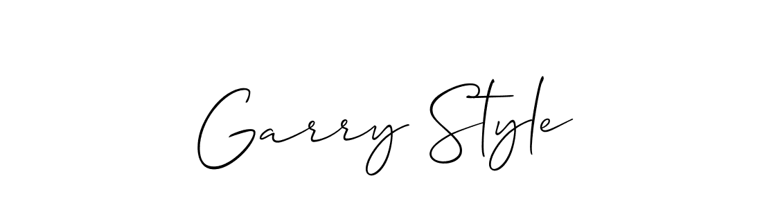 Make a beautiful signature design for name Garry Style. With this signature (Allison_Script) style, you can create a handwritten signature for free. Garry Style signature style 2 images and pictures png