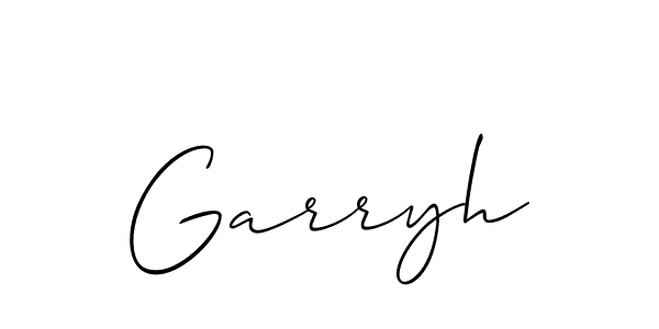 Best and Professional Signature Style for Garryh. Allison_Script Best Signature Style Collection. Garryh signature style 2 images and pictures png