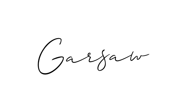 Best and Professional Signature Style for Garsaw. Allison_Script Best Signature Style Collection. Garsaw signature style 2 images and pictures png