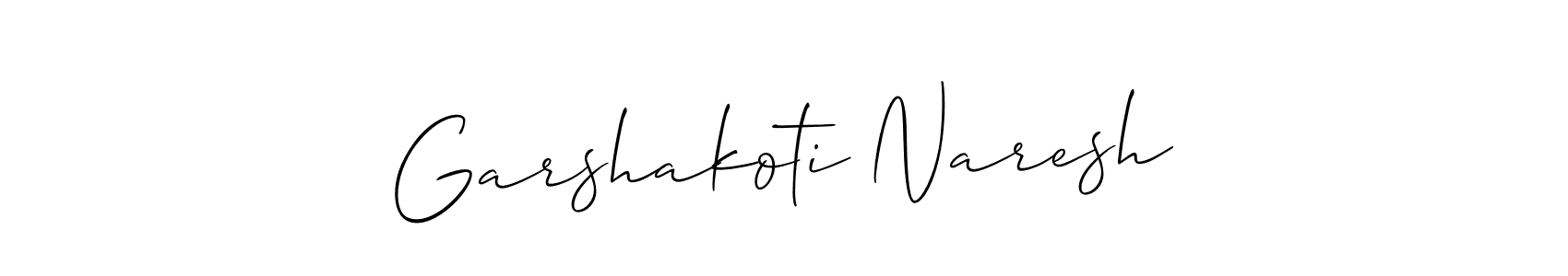 This is the best signature style for the Garshakoti Naresh name. Also you like these signature font (Allison_Script). Mix name signature. Garshakoti Naresh signature style 2 images and pictures png