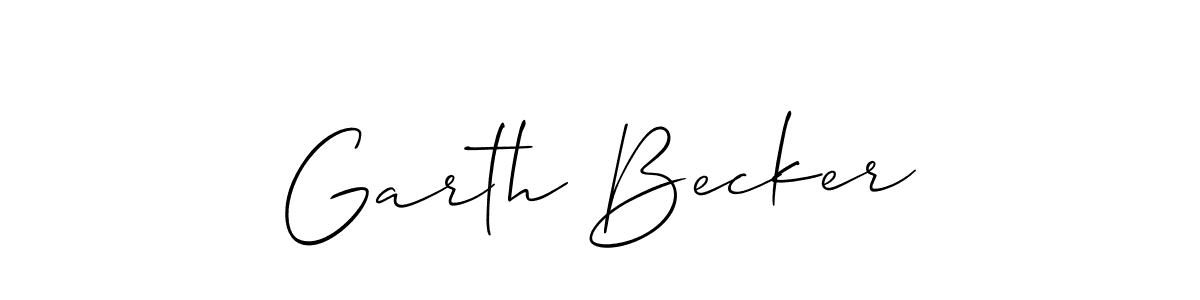 This is the best signature style for the Garth Becker name. Also you like these signature font (Allison_Script). Mix name signature. Garth Becker signature style 2 images and pictures png