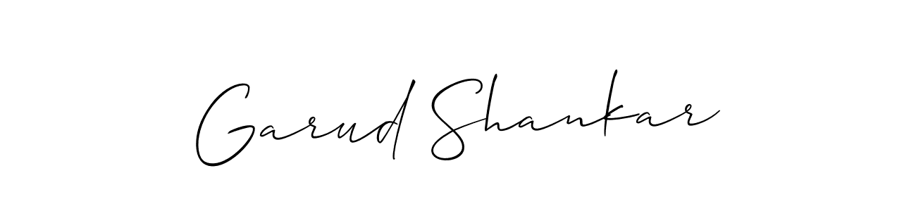 Best and Professional Signature Style for Garud Shankar. Allison_Script Best Signature Style Collection. Garud Shankar signature style 2 images and pictures png