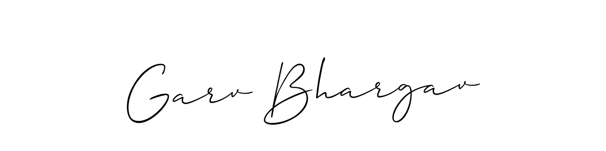 Once you've used our free online signature maker to create your best signature Allison_Script style, it's time to enjoy all of the benefits that Garv Bhargav name signing documents. Garv Bhargav signature style 2 images and pictures png