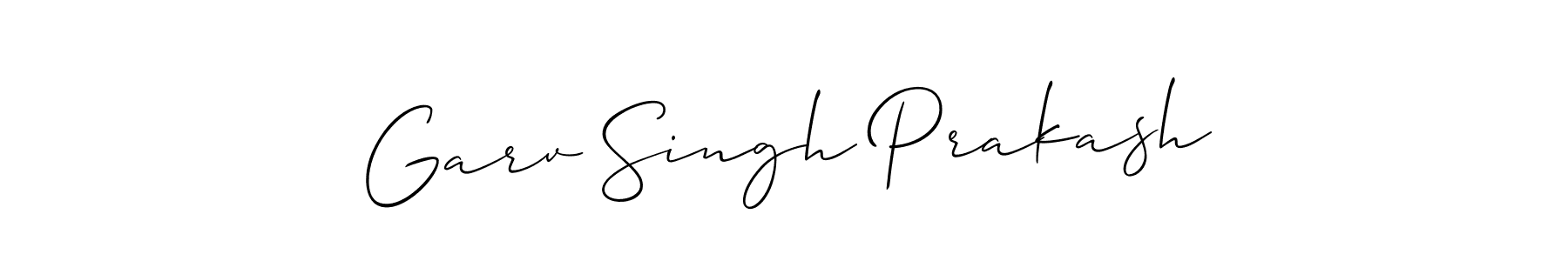 Make a beautiful signature design for name Garv Singh Prakash. Use this online signature maker to create a handwritten signature for free. Garv Singh Prakash signature style 2 images and pictures png