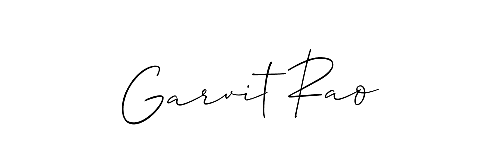 Make a beautiful signature design for name Garvit Rao. Use this online signature maker to create a handwritten signature for free. Garvit Rao signature style 2 images and pictures png