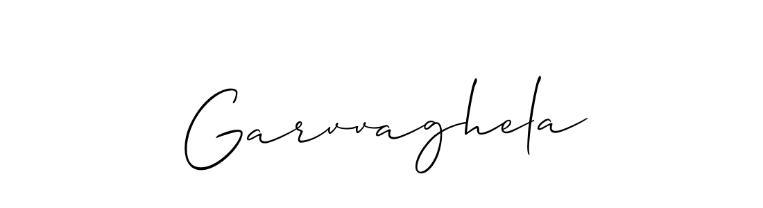 You should practise on your own different ways (Allison_Script) to write your name (Garvvaghela) in signature. don't let someone else do it for you. Garvvaghela signature style 2 images and pictures png