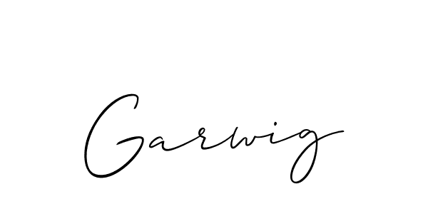 Also You can easily find your signature by using the search form. We will create Garwig name handwritten signature images for you free of cost using Allison_Script sign style. Garwig signature style 2 images and pictures png