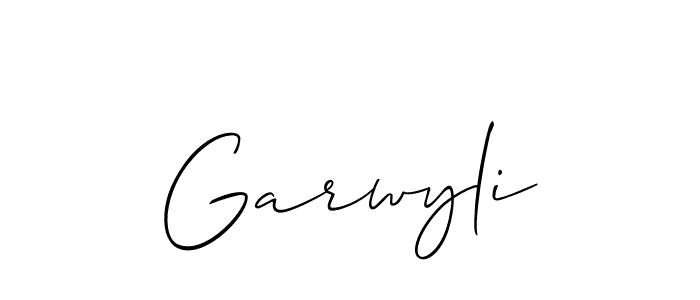 Make a beautiful signature design for name Garwyli. Use this online signature maker to create a handwritten signature for free. Garwyli signature style 2 images and pictures png