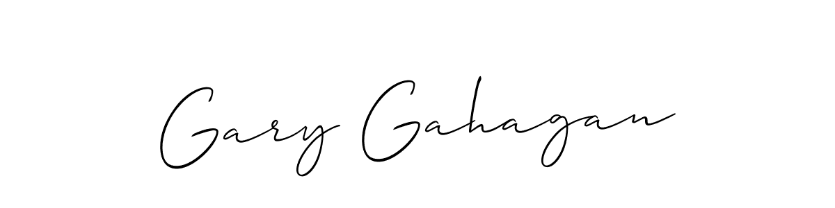 This is the best signature style for the Gary Gahagan name. Also you like these signature font (Allison_Script). Mix name signature. Gary Gahagan signature style 2 images and pictures png