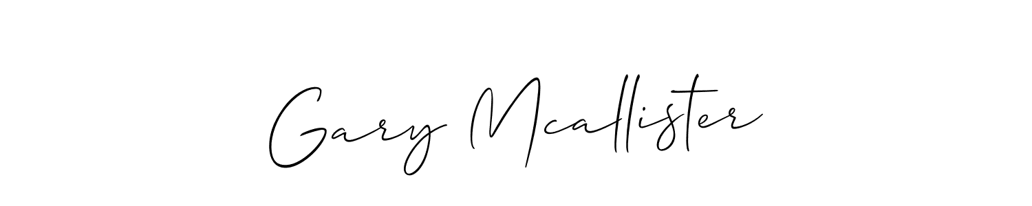 Similarly Allison_Script is the best handwritten signature design. Signature creator online .You can use it as an online autograph creator for name Gary Mcallister. Gary Mcallister signature style 2 images and pictures png