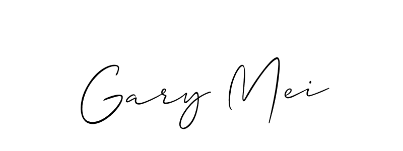 This is the best signature style for the Gary Mei name. Also you like these signature font (Allison_Script). Mix name signature. Gary Mei signature style 2 images and pictures png