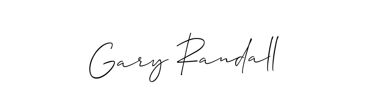 Make a short Gary Randall signature style. Manage your documents anywhere anytime using Allison_Script. Create and add eSignatures, submit forms, share and send files easily. Gary Randall signature style 2 images and pictures png