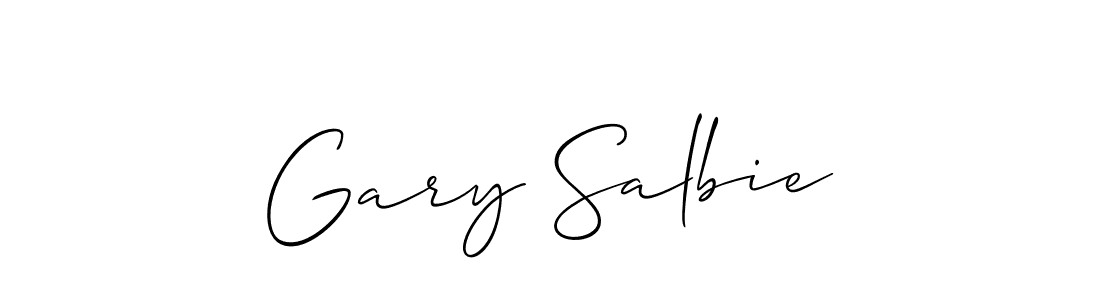 Check out images of Autograph of Gary Salbie name. Actor Gary Salbie Signature Style. Allison_Script is a professional sign style online. Gary Salbie signature style 2 images and pictures png