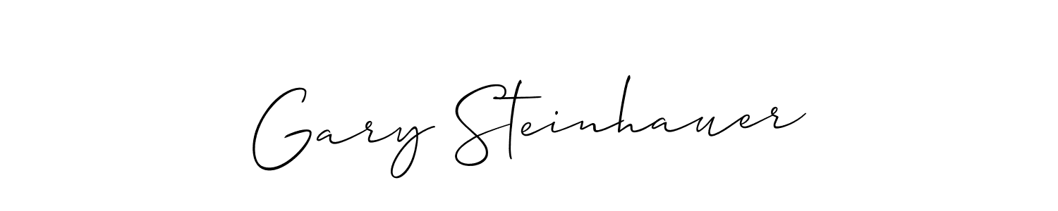 The best way (Allison_Script) to make a short signature is to pick only two or three words in your name. The name Gary Steinhauer include a total of six letters. For converting this name. Gary Steinhauer signature style 2 images and pictures png