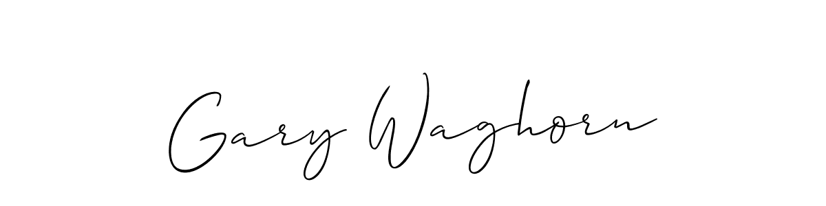 Best and Professional Signature Style for Gary Waghorn. Allison_Script Best Signature Style Collection. Gary Waghorn signature style 2 images and pictures png