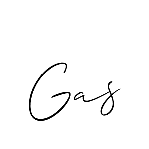 Also we have Gas name is the best signature style. Create professional handwritten signature collection using Allison_Script autograph style. Gas signature style 2 images and pictures png