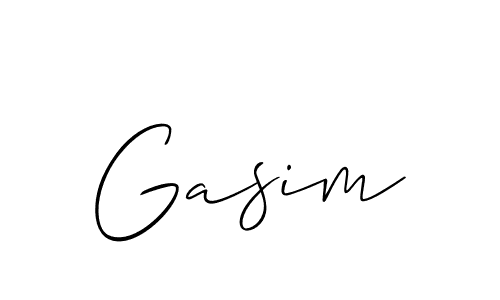 Also You can easily find your signature by using the search form. We will create Gasim name handwritten signature images for you free of cost using Allison_Script sign style. Gasim signature style 2 images and pictures png