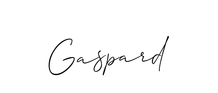 Best and Professional Signature Style for Gaspard. Allison_Script Best Signature Style Collection. Gaspard signature style 2 images and pictures png